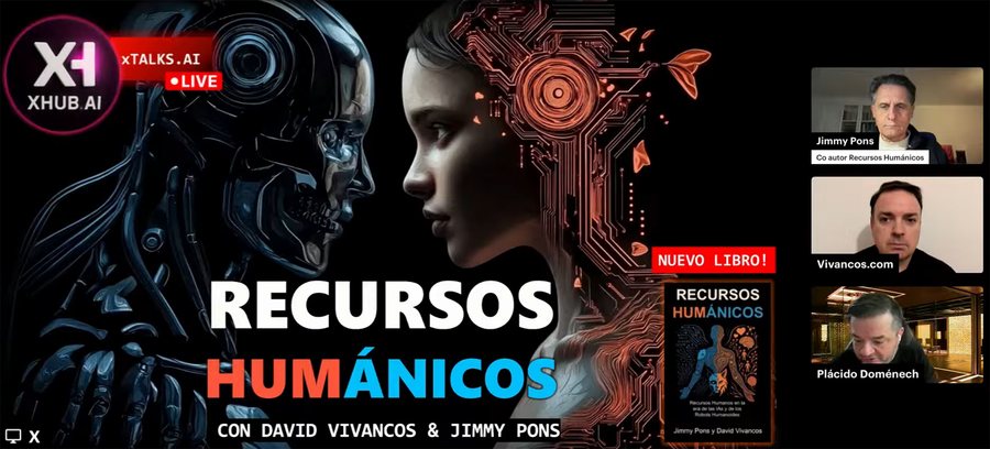 Cartel de la entrevista en xHubAI sobre Recursos Humánicos