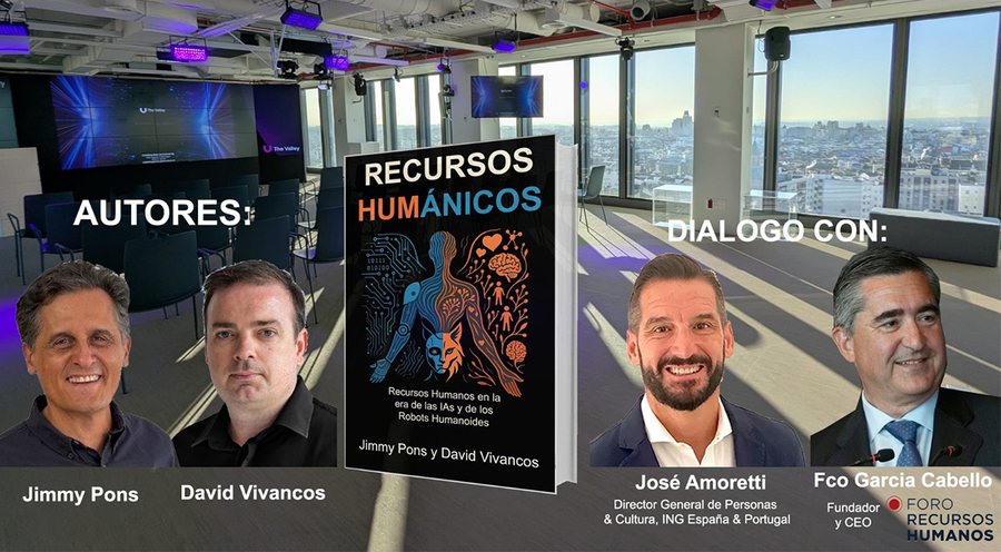 Presentación del libro en Foro Recursos Humanos con los autores, José Amoretti y Francisco García Cabello